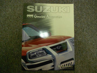 1999 Suzuki Genuine Accessories Guide Manual FACTORY OEM BOOK 99 DEALERSHIP.