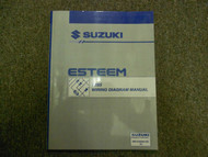 1995 Suzuki Esteem Wiring Diagram Shop Manual FACTORY OEM BOOK 95 2ND ED U.S VOL