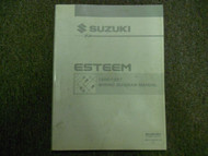 1996 1997 Suzuki Esteem Electrical Wiring Diagram Shop Manual FACTORY OEM 96 97