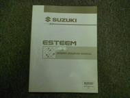 1996 Suzuki Esteem Wiring Diagram Shop Manual FACTORY OEM BOOK 96 DEALERSHIP