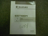 1995 Suzuki Esteem Wiring Diagram Shop Manual FACTORY OEM BOOK 95 DEALERSHIP