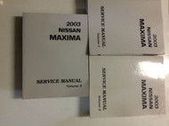 2003 Nissan MAXIMA Service Repair Shop Workshop Manual Factory OEM BOOK 2003 NEW