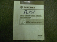 1999 Suzuki SQ416 SQ420 SQ625 Wiring Diagram Service Manual WRITING ON COVER OEM