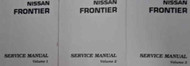 2007 Nissan Frontier Service Repair Shop Manual 5 Volume SET Factory OEM NEW