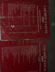 1989 Ford Taurus Mercury Sable Service Shop Repair Manual Set 2 VOLUME OEM