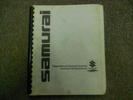 1980s Suzuki Samurai Carburetion Emission Technical Training Seminar Manual 80s