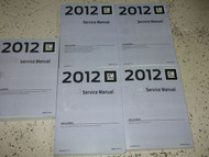2012 GMC YUKON TRUCK DENALI XL HYBRID Service Shop Repair Manual Set FACTORY NEW