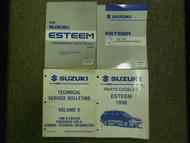 1998 Suzuki Esteem Supplementary Wiring Technical Service Manual 4 VOL SET 98