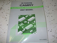 2007 Toyota CAMRY Electrical WIRING Diagram Troubleshooting Shop Manual EWD OEM