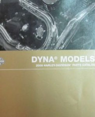 2008 Harley Davidson DYNA MODELS Parts Catalog Manual Brand New 2008
