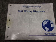 2001 FORD WINDSTAR Van Wiring Electrical Diagrams Service Shop Repair Manual EWD