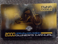 2000 Harley Davidson Dyna Owners Manual FACTORY DEALERSHIP OEM BOOK USED x