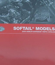 2009 Harley Davidson SOFTAIL SOFT TAILS MODELS Parts Catalog Manual Book NEW