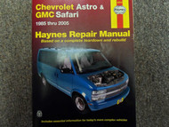 1985-2005 Haynes Chevrolet Chevy Astro GMC Safari Service Repair Shop Manual x