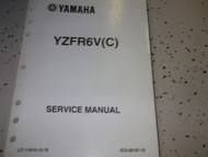 2006 06 Yamaha YZFR6V (C) YZFR6V Motorcycle Service SHOP Repair Manual OEM