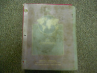 1997 FORD Lincoln Continental Service Repair Shop Manual WATER DAMAGED 2ND EDITI