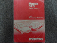 1987 Mazda 323 Wagon Service Repair Shop Manual FACTORY OEM GLOVE BOX EDITION
