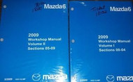 2009 Mazda MAZDA6 Service Repair Shop Manual Volume 2 and Transaxle FACTORY OEM