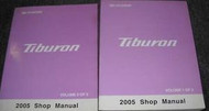 2005 HYUNDAI TIBURON Service Repair Shop Manual FACTORY OEM BOOK SET 2 VOLUME