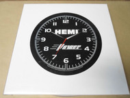 Hemi Power Wall Clock Ram Charger Official Licensed Chrysler Black WARPED