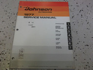 1977 Johnson Outboards Service Manual Electric Outboards Bow Mount OEM Boat