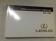 1999 LEXUS RX300 RX 300 Owners Manual FACTORY DEALERSHIP GLOVE BOX GUIDE OEM