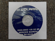 2000 2001 2002 2003 POLARIS 120 XC SP Service Repair Shop Manual CD FACTORY OEM