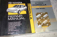 1999 TOYOTA COROLLA Service Repair Shop Manual Set W Wiring Diagram EWD OEM