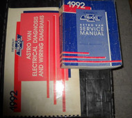1992 Chevy ASTRO VAN Service Repair Shop Manual SET W WIRING DIAGRAMS BOOK EWD