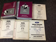 1997 Ford Mustang Gt Cobra Service Shop Manual Set OEM W EVTM + BULLETINS