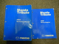 2004 Mazda Tribute Service Repair Shop Manual 2 VOLUME SET FACTORY BOOK 04