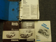 1991 Mazda Navajo Service Shop Repair Manual HUGE SET OEM FACTORY BOOKS 91