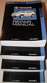 2006 TOYOTA RAV4 RAV 4 Service Repair Shop Manual Set W ELECTRICAL WIRING MANUAL