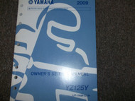 2009 Yamaha YZ125Y OWNERS Service Shop Repair Manual FACTORY OEM BOOK x