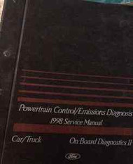 1998 Ford Car & Truck Powertrain Control Emission Diagnosis Manual OEM OBD II