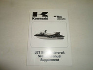 2000 2001 2002 Kawasaki 1100STX Jet Ski Watercraft Service Manual Supplement NEW