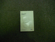 1992 VOLKSWAGEN AUDI Towing Instructions Service Shop Manual WATER DAMAGED 92