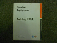 1994 VW Service Equipment Catalog Shop Manual FACTORY OEM BOOK 94 DEALERSHIP