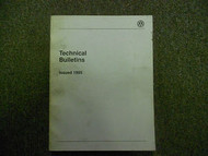 1995 VW Technical Bulletins ALL MODELS Service Shop Manual BOOK 95 FACTORY OEM