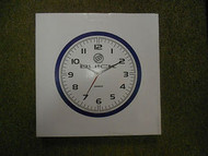 Quartz BUICK Logo Enclave LaCrosse Regal Licensed GM Blue Frame White Wall Clock