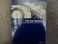 2012 Harley Davidson Police Models Service Shop Manual Supplement FACTORY OEM X