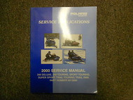 2000 Polaris 340 Deluxe Touring Sport Touring Super Trail Touring Service Manual