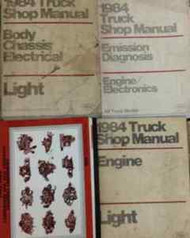 1984 Ford F-150 F150 250 350 F350 Bronco Truck Service Shop Repair Manual Set 4