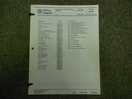 1985 1989 VW Scirocco Mounted Amplifier Antenna Wiring Diagram Service Manual 89