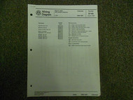 1986 1987 VW Cabriolet Stereo Radio Power Antenna Wiring Diagram Service Manual