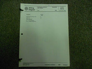 1985 VW Vanagon Crankcase Auxiliary Heater Wiring Diagram Service Manual OEM 85