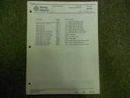 1989 VW GTI 16V Electronic Engine Power Window Service Repair Shop Manual OEM 89
