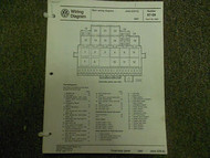 1987 VW JETTA CIS E Main Wiring Diagram Service Repair Shop Manual MISSING EEC