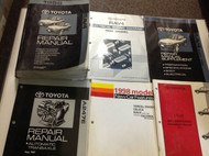 1998 Toyota Rav4 Rav 4 RAV4 Service Shop Repair Manual SET W EWD TECH B + MORE