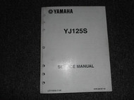 2004 Yamaha Motorcycle YJ125S Service Shop Repair Manual OEM FACTORY
